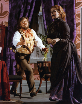 Rawnsley with Rachael Gettler as Popova