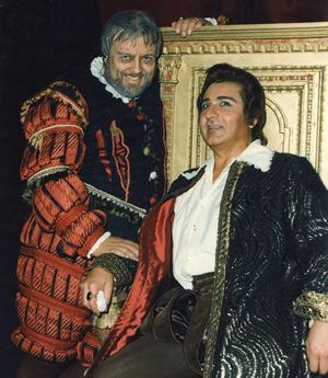 JR with Umberto Grilli Rigoletto Trieste